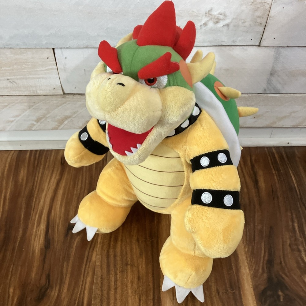 Build-a-Bear BOWSER King Koopa Nintendo Super Mario Bros 2018 Plush 15"